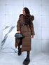 Ziemas virsjaka ar jostu "CLASSIC" - CHOCO PRE-ORDER